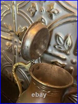 Coffee Maker Tea Pot Brass Dallah Middle Eastern Arab Islamic Oman Persian VTG