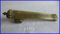 DIVIT. Antique copper brass Pen Case (Divit). XIXth C. Ancien divit