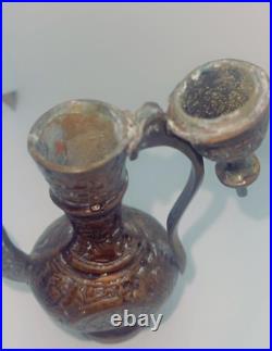 Dallah Islamic Arabic Eastern Antique Brass Coffee Pot Qahwah Home Decor