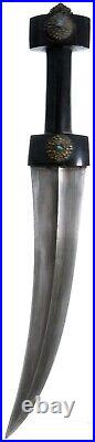 Early 20th Century Middle Eastern Dagger, Horn Hilt Kurdish Jambiya #9662