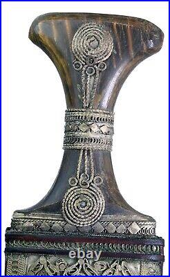 Early 20th Century Middle Eastern Yemeni Jambiya. Dagger. Kandjar. #9911