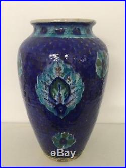 Extremely Rare Armenian Palestine Jerusalem Pottery Vase Signed By Ohannesian