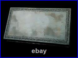 Fascinating pershian Solid Silver Middle Eastern Vanity Box