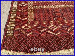 Fine ANTIQUE TEKKE ENSI Door Design RARE 19th Century MIDDLE EASTERN RUG