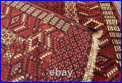 Fine ANTIQUE TEKKE ENSI Door Design RARE 19th Century MIDDLE EASTERN RUG