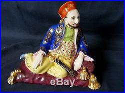 Fine Antique Porcelain Figure of Ottoman Sultan Ruler