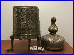 Fine Large Islamic Persian Mamluk Revival Cairware Incense Burner 75 CM H