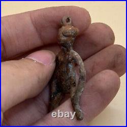 Genuine Ancient Near Eastern Bronze Anunaki Alien Amulet