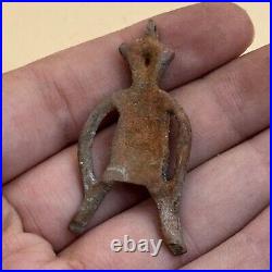 Genuine Ancient Near Eastern Bronze Anunaki Alien Amulet