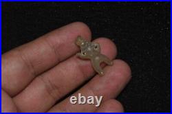 Genuine Ancient Near Eastern Jade Stone Amulet Figurine Circa 224 651 AD