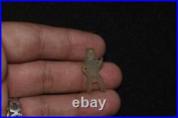 Genuine Ancient Near Eastern Jade Stone Amulet Figurine Circa 224 651 AD