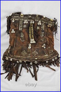 Handcrafted Antique Bedouin Middle Eastern Leather Goods Carrier