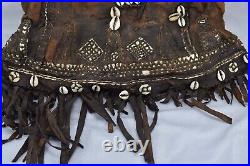 Handcrafted Antique Bedouin Middle Eastern Leather Goods Carrier