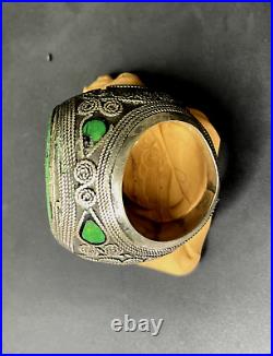 Huge Rare Antique Middle Eastern Or Persian Ring / Carved Pegasus Der