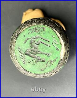 Huge Rare Antique Middle Eastern Or Persian Ring / Carved Pegasus Der