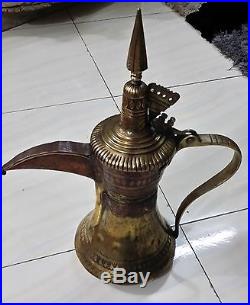 ISLAMIC-ARABIC-BEDOUIN-COFFEE-POT-SAUDI ARABIA-OMAN-NIZWA-45cm