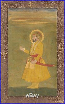 Indian Miniature Painting Portrait of Jahandar Shah, Mughal, 1712-13