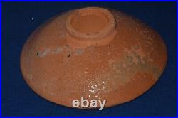 Intact Ancient Large Islamic Ceramic Glazed Pottery Bowl Circa 8th 9th Century