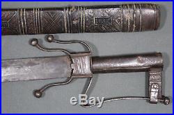 Interesting and rare Tuareg sword with nimcha style 19th century