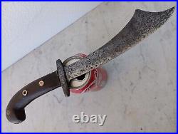 Iraq Knife Islamic Carbon Steel Antique Old Museum Collectible Excellent Blade