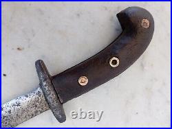 Iraq Knife Islamic Carbon Steel Antique Old Museum Collectible Excellent Blade