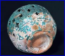 Islamic Pottery Incense Burner c1100 AD Rare Complete Piece
