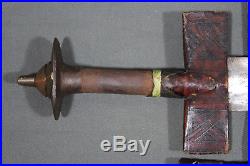 Islamic Tuareg takuba sword (sabre) North Africa, Mid 20th