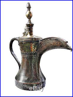 Islamic huge arabian fine Dallah Coffee Pot from Oman Antique