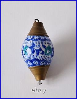 Kutahya ceramic egg, Ottoman, 12-18th century (free shipping)