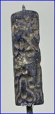 Lapis Lazuli Signet Seal Central Asia Merchandise Antique Bead Intaglio