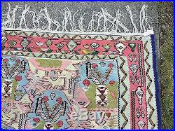 Large 8x10 Authentic Finest Quality Persian Kilim Rug, Clean Condition, NR