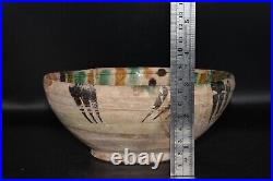 Large Ancient Medieval Central Asia Islamic Ceramic Bowl Circa 10th-12th Century