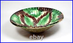 Large Antique 19th Century Middle East Islamic Earthenware Bowl