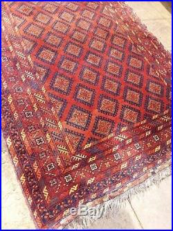 Large Middle Eastern Antique Woollen Hand Knotted Carpet