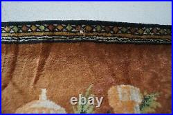 Large Middle Eastern Vintage Tapestry Wall Hanging Throw (6.5ft x 4ft)