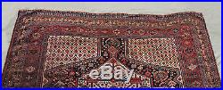 Lrg Antique Persian Hand Woven Geometric Oriental Area Rug Carpet, NR