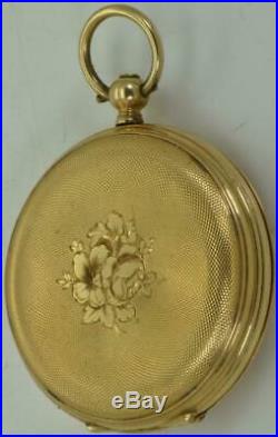 MUSEUM antique LeRoy a Paris 14k gold pocket watch for Ottoman Sultan's Court
