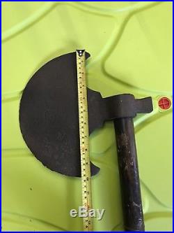 Massive Executioners Engraved Axe, Islamic, Indian, Moghul Tulwar Indo Persian