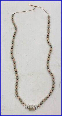 Middle Eastern Faience and Glass Necklace Blue and White I Millennium BC