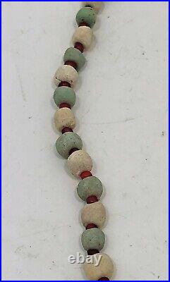 Middle Eastern Faience and Glass Necklace Blue and White I Millennium BC