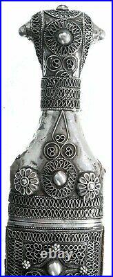 Middle Eastern Omani Silver Mounted Jambiya. Dagger. Made For A Youth. #9805