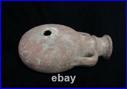 Middle Eastern Pottery Antiques, Late Islamic Ceramic Flask Bottle