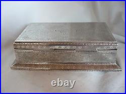 Middle Eastern Sterling Silver Box Circa 1920