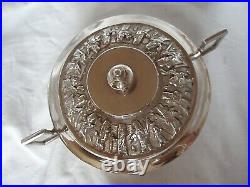 Middle Eastern Sterling Silver Lidded Bowl Circa 1890
