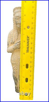 Near Eastern Ancient Standing Female Stone Statue Figurine