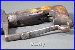 Nimcha with an early European blade with maker's mark Late 16th early 17th