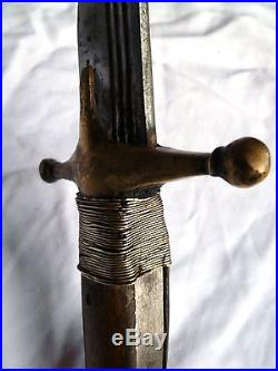 Old Antique Ottoman Turkish Shamshir Saber Kilij Persian Sword Tulwar Yataghan