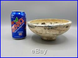 OLD MIDDLE EASTERN ISLAMIC 14TH CENTURY PORCELAIN IRIDESCENT BOWL w RESTORATION