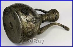 OTTOMAN TURKISH ENGRAVED TINNED COPPER EWER Dated 1789