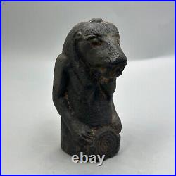 Old Ancient Near Eastern Anunaki Deity Stone Figure